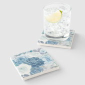 Rose Untersetzer (Seitenansicht)