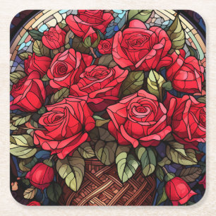 Rose Untersetzer