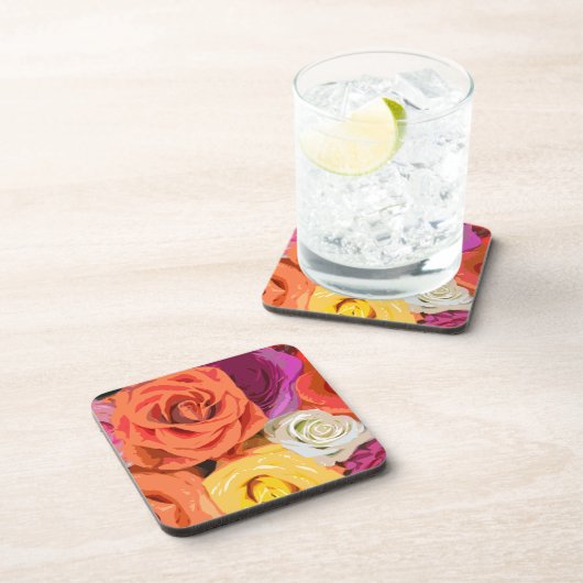 Rose Untersetzer (Rechte Seite)