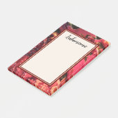 ROSE V2 TONT CHINESISCHES WULSTIGES POST-IT KLEBEZETTEL (angewinkelt)