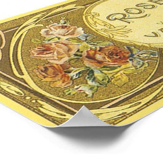 Rose Vaissier Paris Poster (Ecke)