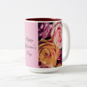 Rose Valentinische Tasse (VorderseiteRechts)