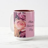 Rose Valentinische Tasse (Vorderseite Links)