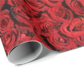 Rose Valentinpapier Geschenkpapier (Rolleneckpunkt)