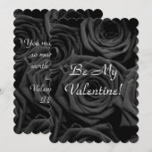 Rose Valentins Feiertagskarte (Vorne/Hinten)