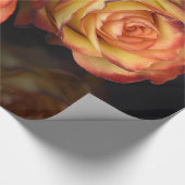 Rose Valentinstag Wrapping Paper Geschenkpapier (Ecke)