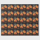Rose Valentinstag Wrapping Paper Geschenkpapier (Flach)