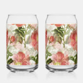 Rose veredelt Getränke Dose Glass Set Dosenglas (Rechts)