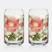 Rose veredelt Getränke Dose Glass Set Dosenglas (Rückseite)