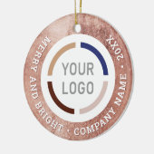 Rose vergoldete Sondergeschirr mit Logo Keramik Ornament (Links)