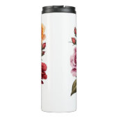 Rose verschiedener Farben Thermosbecher (Rückseite)