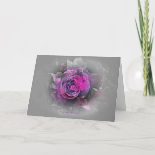 "Rose versprechen" Ankündigung (Vorderseite)