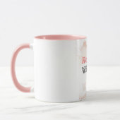 Rose Vibes - Ästhetische Blumenstimmung Tasse (Links)