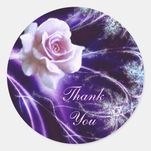 Rose Vielen Dank, Ihr Sticker (Vorderseite)