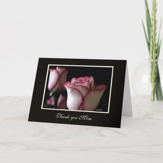 Rose Vielen Dank Mama Cards Dankeskarte (Vorderseite)