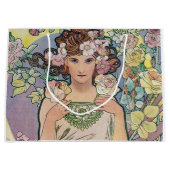 Rose (vier Blume), Alphonse Mucha Große Geschenktüte (Vorderseite)