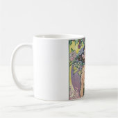 Rose (vier Blume), Alphonse Mucha Kaffeetasse (Links)