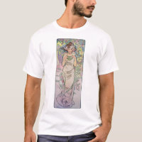 Rose (vier Blume), Alphonse Mucha