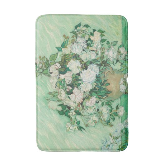 Rose - Vincent van Gogh Badematte (Vorderseite Vertikal)