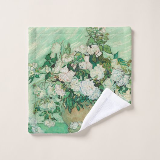 Rose - Vincent van Gogh Badhandtuch Set (Waschlappen)