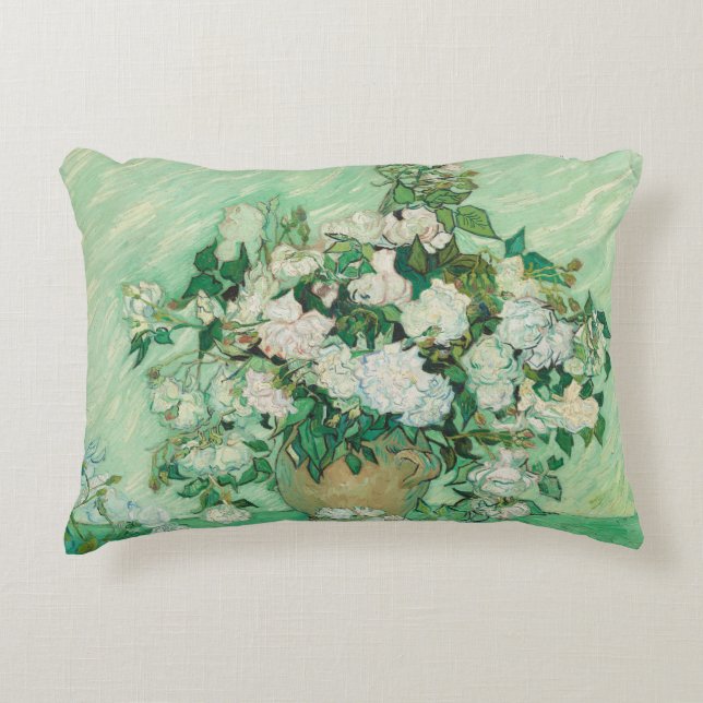 Rose - Vincent van Gogh Dekokissen (Vorderseite)
