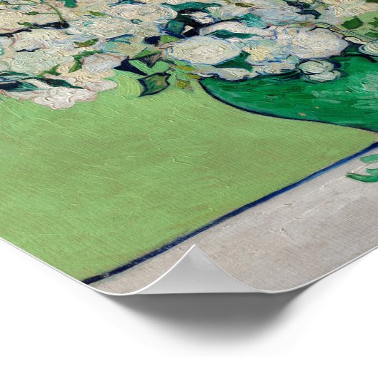 Rose Vincent van Gogh Gemälde Poster (Ecke)