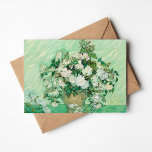 Rose | Vincent van Gogh Karte<br><div class="desc">Rose (1890) des niederländischen Postimpressionisten Vincent Van Gogh. Das Original ist ein Ölgemälde auf der Leinwand,  das ein Stillleben von weißen Rosen vor einem hellgrünen Hintergrund darstellt. Verwenden Sie die Entwurfstools,  um einen benutzerdefinierten Text hinzuzufügen oder das Bild zu personalisieren.</div>