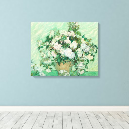 Rose | Vincent van Gogh Leinwanddruck (Insitu (Holzboden))