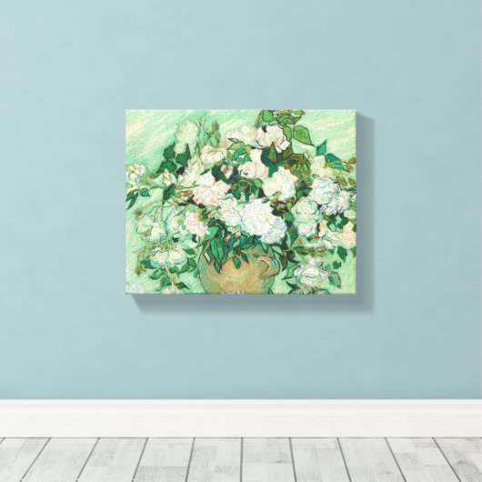 Rose - Vincent van Gogh Leinwanddruck (Insitu (Holzboden))