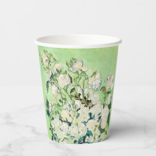 Rose, Vincent van Gogh Pappbecher (Rückseite)