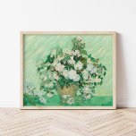 Rose | Vincent van Gogh Poster<br><div class="desc">Rose (1890) des niederländischen Postimpressionisten Vincent Van Gogh. Das Original ist ein Ölgemälde auf der Leinwand, das ein Stillleben von weißen Rosen vor einem hellgrünen Hintergrund darstellt. Verwenden Sie die Entwurfstools, um einen benutzerdefinierten Text hinzuzufügen oder das Bild zu personalisieren.</div>