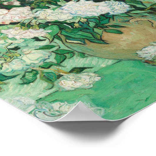 Rose - Vincent van Gogh Poster (Ecke)