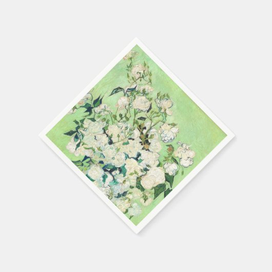 Rose, Vincent van Gogh Serviette (Ecke)