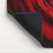 Rose Vines Heart Pattern Flower Peace Love Destiny Mousepad (Ecke)