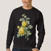 Rose Vintage Blume Sweatshirt (Vorderseite)