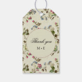 Rose Vintage Geschenkanhänger (Rückseite)