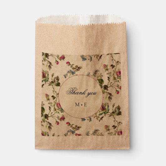 Rose Vintage Geschenktütchen (Vorderseite)