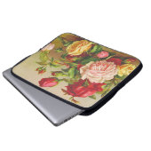 Rose Vintager Laptop-Sieb Laptopschutzhülle (Vorne Knopf)