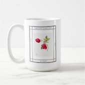 Rose Vintager Muttertag Kaffeetasse (Links)