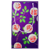 Rose, Vintages japanisches Design Kleine Geschenktüte (Vorderseite)
