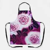 Rose, Vintages japanisches Design Schürze (Vorderseite)