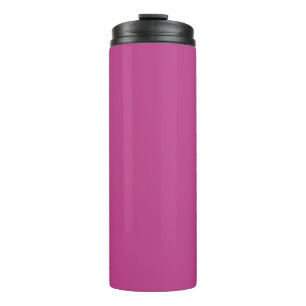 Rose Violet Vollfarbdruck, Dunkelmagenta Rosa Thermosbecher