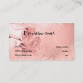 Rose Visitenkarte (Rückseite)