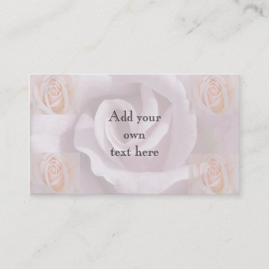 Rose Visitenkarte (Vorderseite)