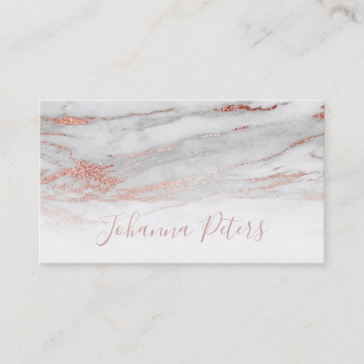 Rose Visitenkarte (Vorderseite)