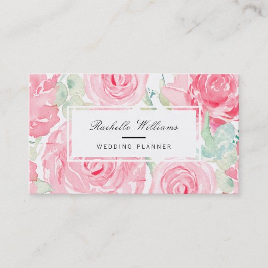 Rose Visitenkarte (Vorderseite)