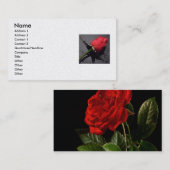 Rose Visitenkarte (Vorne/Hinten)