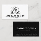 Rose Visitenkarte (Vorne/Hinten)