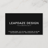 Rose Visitenkarte (Rückseite)