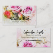 Rose Visitenkarte (Vorne/Hinten)